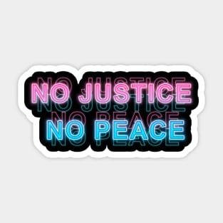 No Justice No Peace Sticker